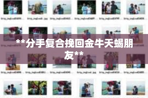**分手复合挽回金牛天蝎朋友**