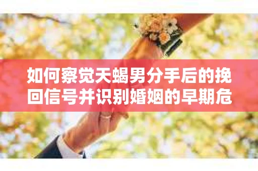如何察觉天蝎男分手后的挽回信号并识别婚姻的早期危机？怎么办？