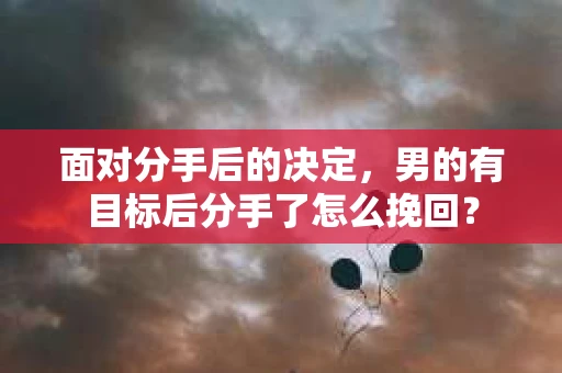 面对分手后的决定，男的有目标后分手了怎么挽回？