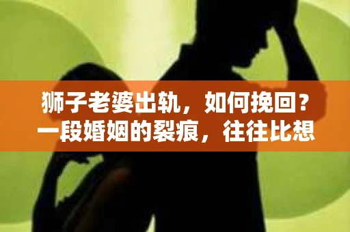 狮子老婆出轨，如何挽回？一段婚姻的裂痕，往往比想象中更难以修复。但面对这样的困境，我们仍可以尝试寻找解决问题的方法。以下，我将结合实际情况，分享一些关于如何挽回狮子老婆出轨的心得。