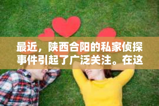 最近，陕西合阳的私家侦探事件引起了广泛关注。在这个信息爆炸的时代，隐私保护显得尤为重要。今天，我们就来聊聊这个事件，看看它背后的一些故事。