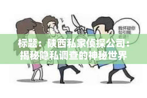 标题：陕西私家侦探公司：揭秘隐私调查的神秘世界