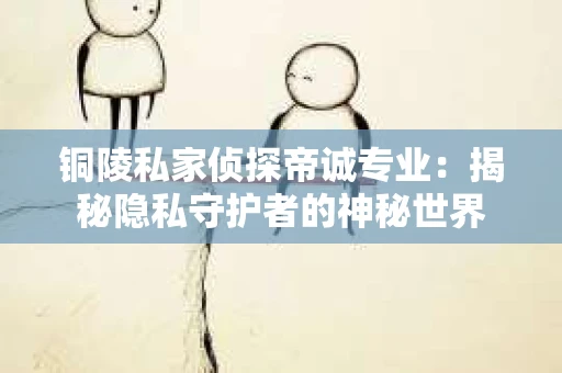 铜陵私家侦探帝诚专业：揭秘隐私守护者的神秘世界