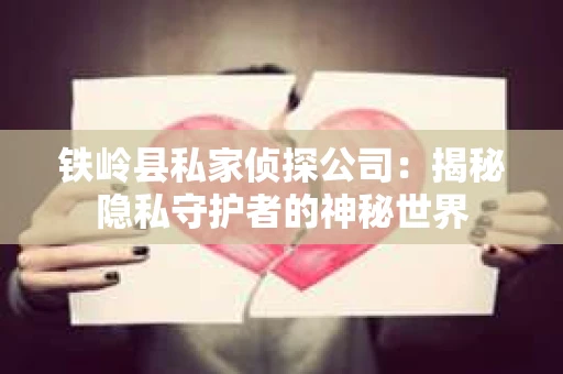 铁岭县私家侦探公司：揭秘隐私守护者的神秘世界