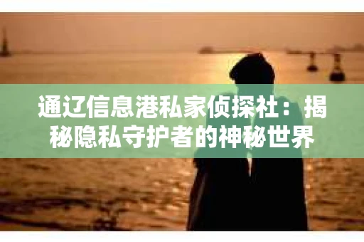 通辽信息港私家侦探社：揭秘隐私守护者的神秘世界