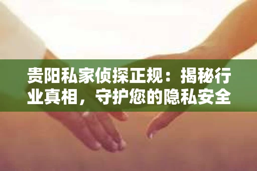 贵阳私家侦探正规：揭秘行业真相，守护您的隐私安全