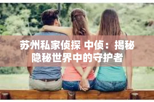 苏州私家侦探 中侦：揭秘隐秘世界中的守护者