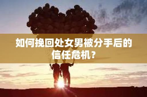 如何挽回处女男被分手后的信任危机？