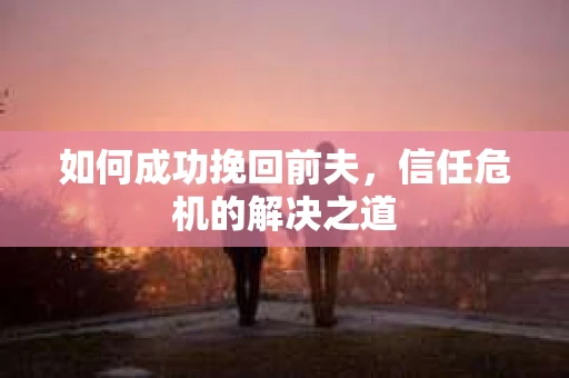 如何成功挽回前夫，信任危机的解决之道