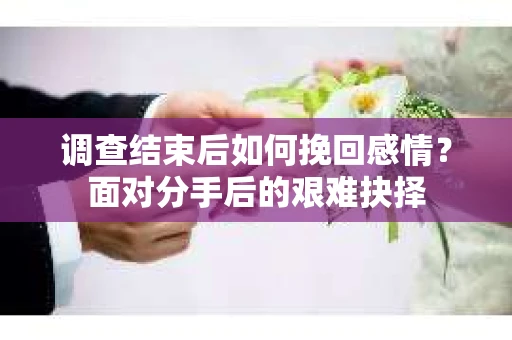 调查结束后如何挽回感情？面对分手后的艰难抉择