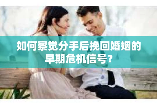 如何察觉分手后挽回婚姻的早期危机信号？